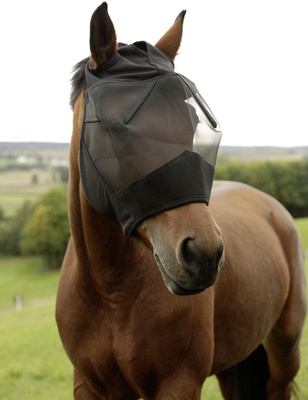 Mascara antimoscas caballos con apertura orejas sin proteccion nariz